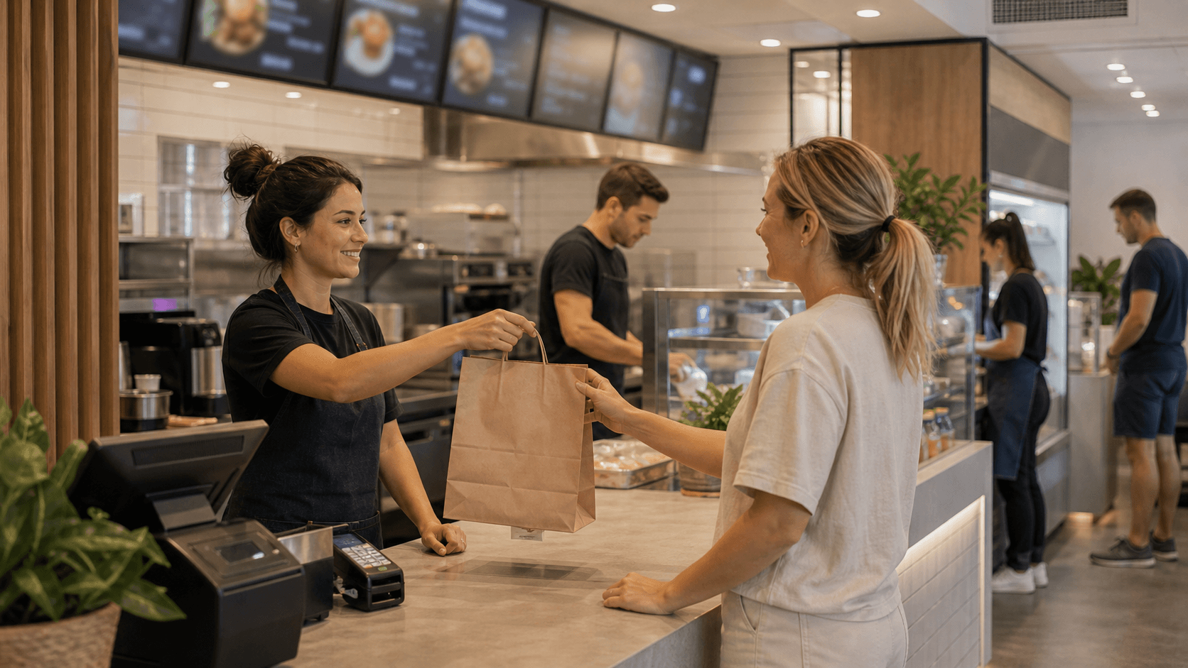 Franchise business setting