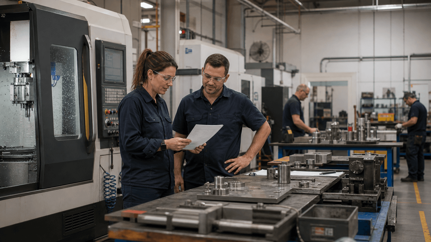 Manufacturing business setting