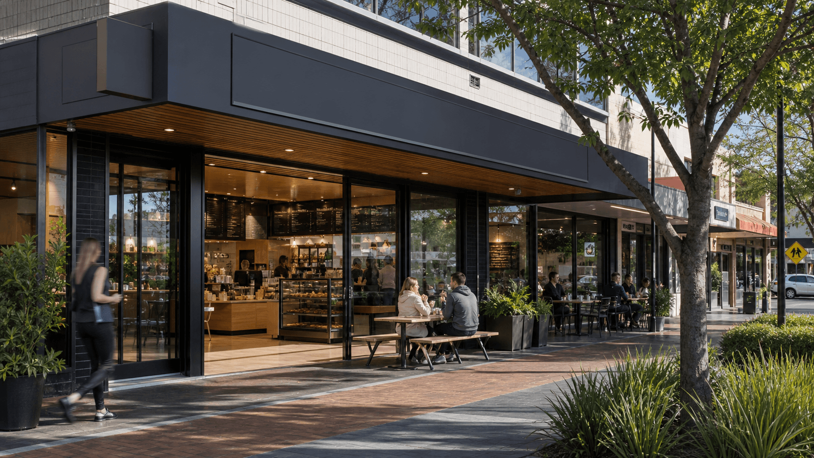 Business district in Gold Coast, QLD